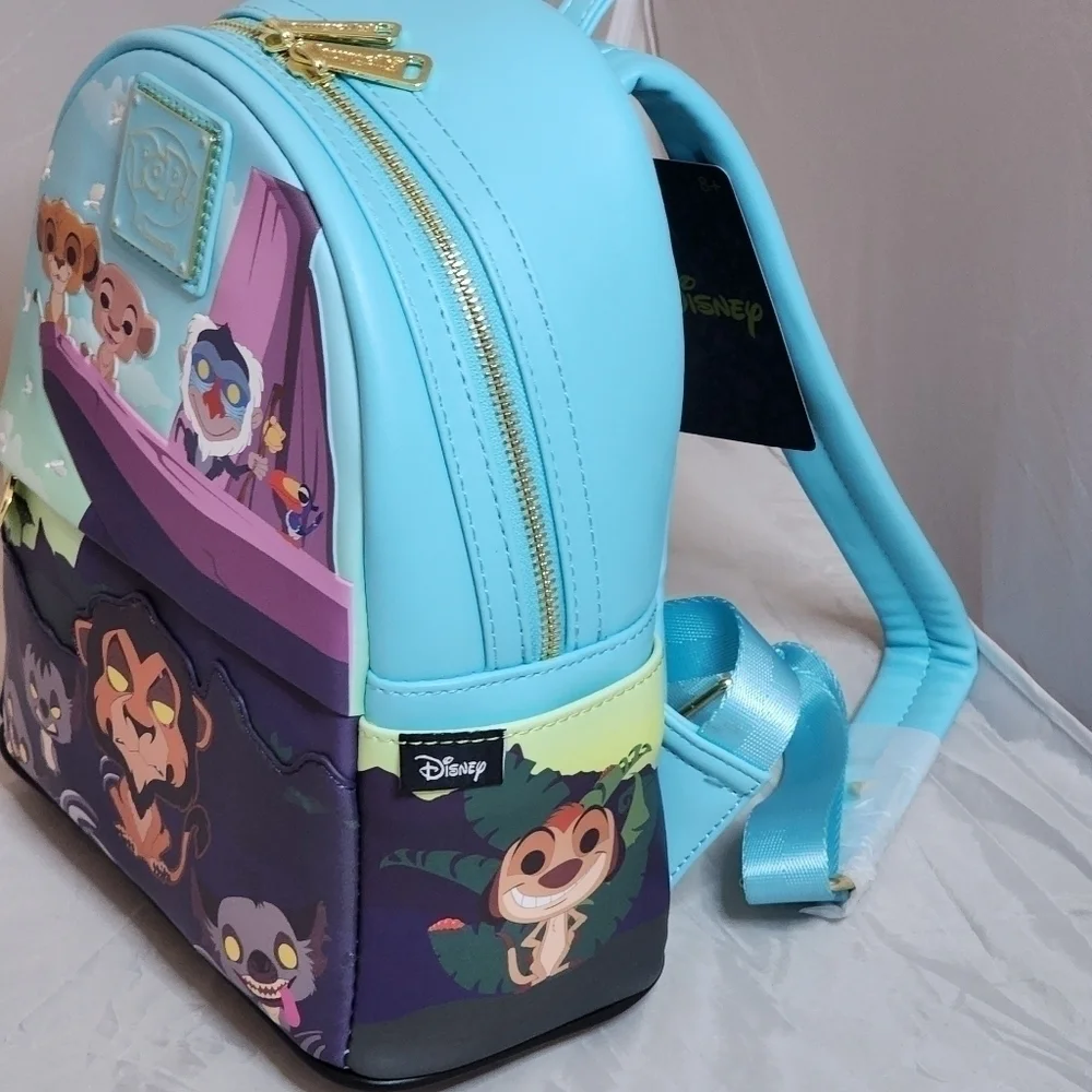 Loungefly Disney Pop! Lion King Backpack and Wallet set